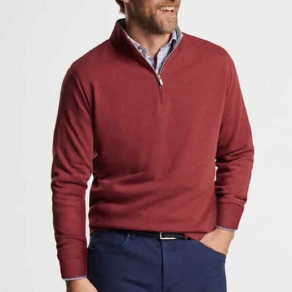 Peter Millar Crown Comfort pullover Quarter-Zip Size M NWOT